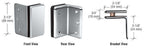 CRL Pinnacle and Prima Series Wall Mount Bracket
