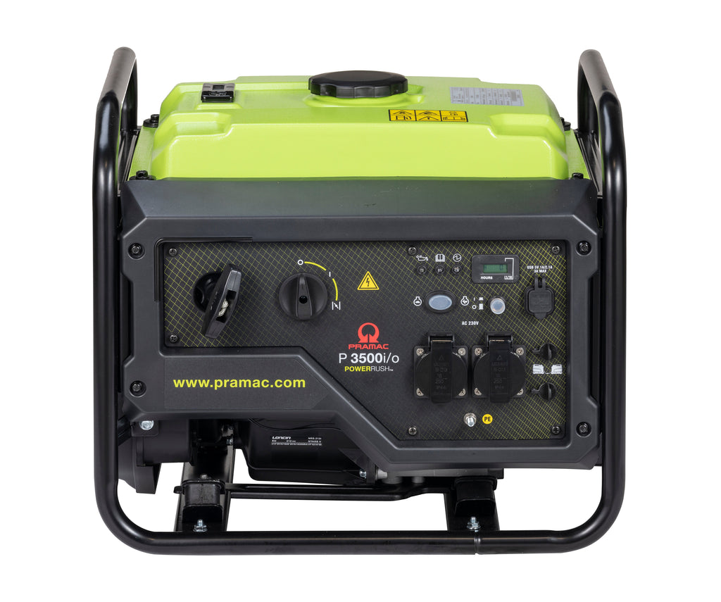 Pramac P3500i/o + HUK 3300W Single Phase Petrol Inverter Generator