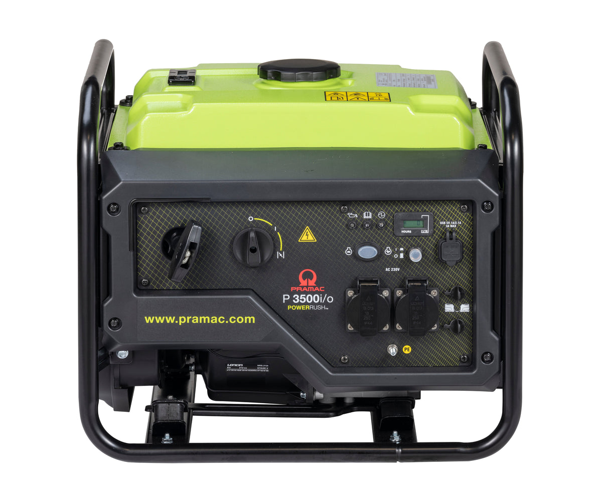 Pramac P3500i/o + HUK 3300W Single Phase Petrol Inverter Generator