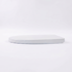Paris Modern D Shaped Soft Close Toilet Seat - White