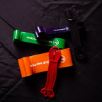 Muscle Motion Power Bands Resistance Bands (Red/Black/Purple/Green/Red/Orange)