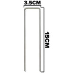 Weed Control Membrane Pegs Buffer Washer, 6"/150mm, Red