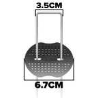 Weed Control Membrane Pegs Buffer Washer, 6"/150mm, Red