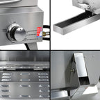 Grillz Portable Gas BBQ Grill 2 Burners