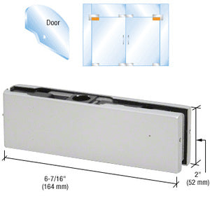 CRL European Top Door Patch Fitting with 1NT303 Insert