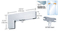 CRL Sidelite Transom Patch With 1NT300 Insert