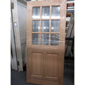 Surplus 1-3/4 Fir 9 Lite Clear Glass SLAB ONLY