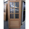 Surplus 1-3/4 Fir 6 Lite Clear Glass SLAB ONLY