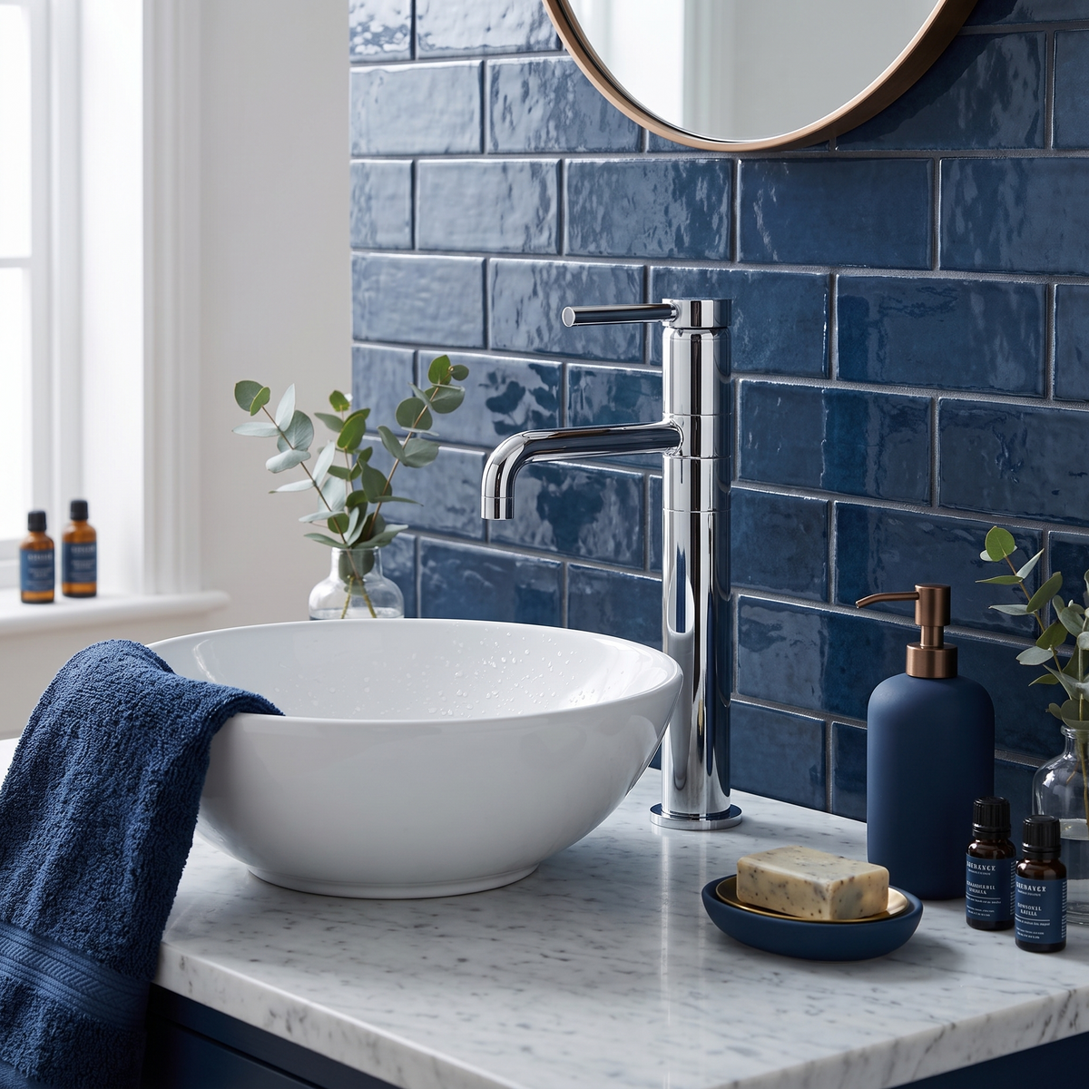 Meander Tec Tall Basin Mixer Tap
