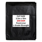 Pond Liner L-Grade 2.5m x 10m