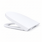 Palma Modern D Shape Soft Close Toilet Seat - White