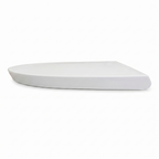 Palma Modern D Shape Soft Close Toilet Seat - White