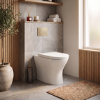 Palma Rimless Back to wall Toilet With Soft Close Seat - Whte