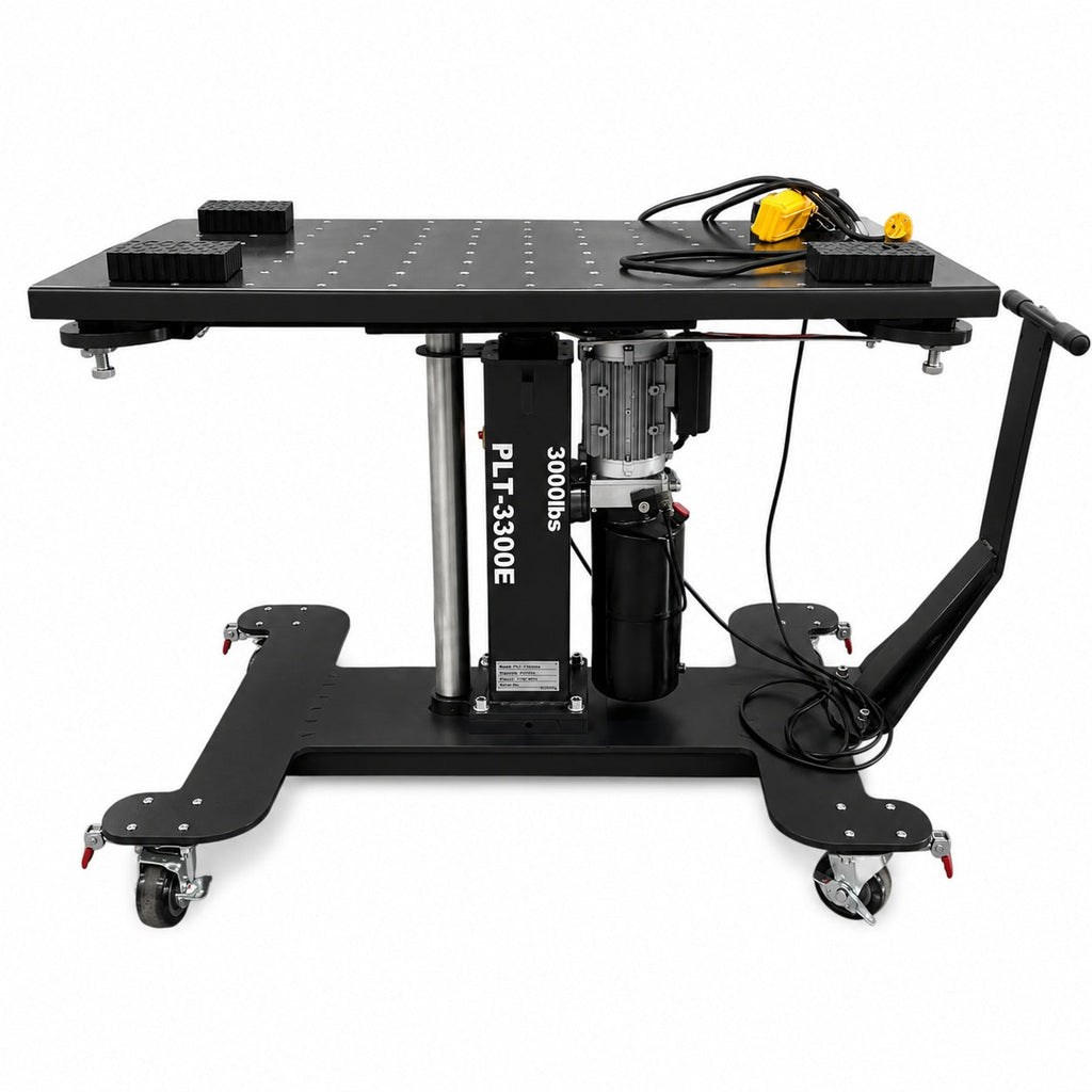 Powerline PLT-3000E Electric EV Lift Table 3000 lb Capacity