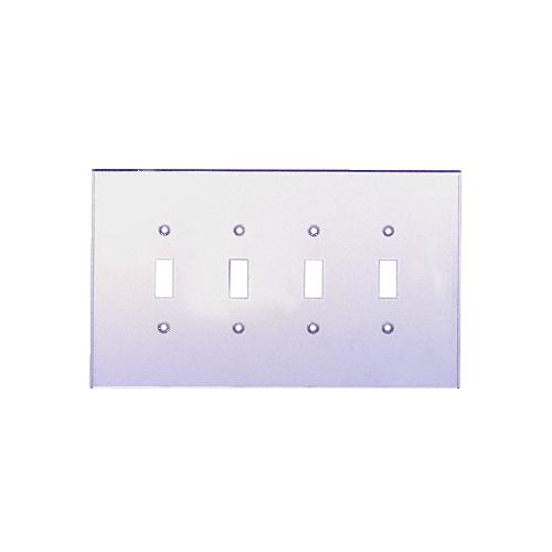CRL Clear Quad Toggle Acrylic Mirror Plate - PMP401