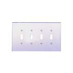 CRL Clear Quad Toggle Acrylic Mirror Plate - PMP401
