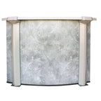 15' x 52" Round Lomart 6" Steel Frame Grey Mist Pool & Package