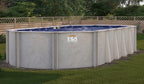 18' x 36' x 52" Oval Lomart Semi Inground Whispering Wind III Pool & Package