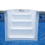 18' x 33' x 54" Oval Lomart Semi Inground Whispering Wind III Pool with In-Step & Package