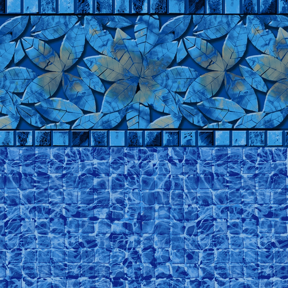 Upgrade to 18ft x 52" Round Uni-Bead Reef Blue River Full Printed Heavy Duty Millennium 3000 Liner