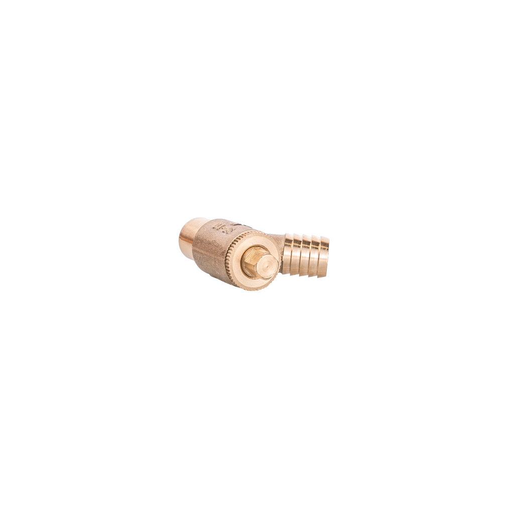 Home4less 15mm Brass Drain Off Cock (4 Pack)