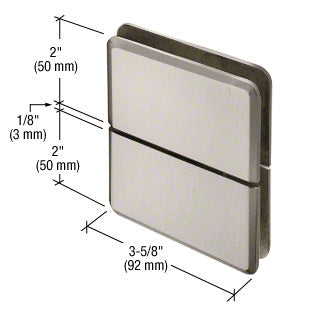 CRL Prima 02 Series Glass-To-Glass Mount Hinge