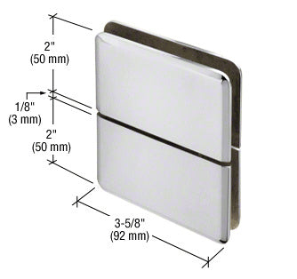 CRL Prima 02 Series Glass-To-Glass Mount Hinge