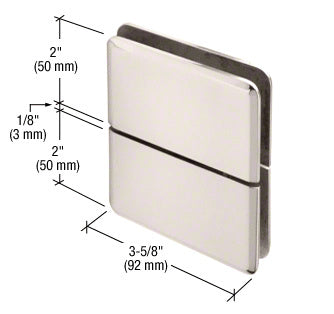 CRL Prima 02 Series Glass-To-Glass Mount Hinge