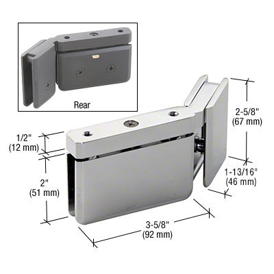 CRL Right Hand 135 Degree Prima Hinge with U-Clamp