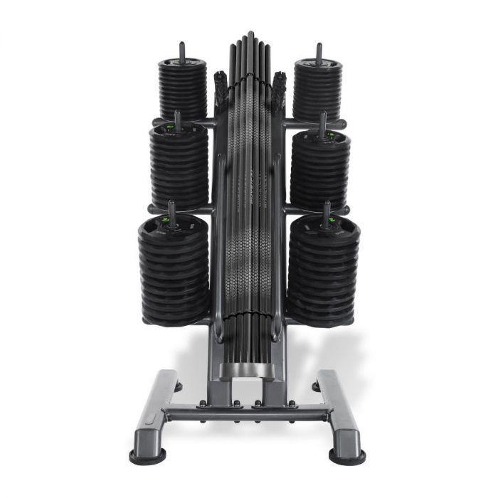 Physical Company PU Body Pump Studio Barbell Set - 12 sets with Rack