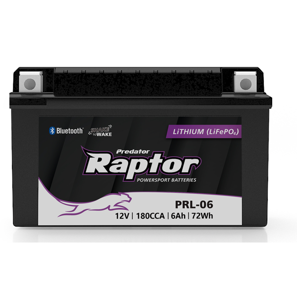 Predator Raptor PRL-06 Lithium (LiFePO4) Motorcycle & Powersport Battery