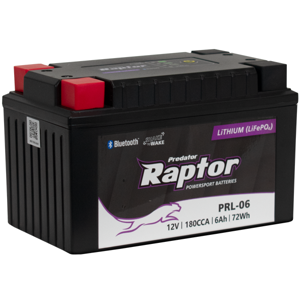 Predator Raptor PRL-06 Lithium (LiFePO4) Motorcycle & Powersport Battery
