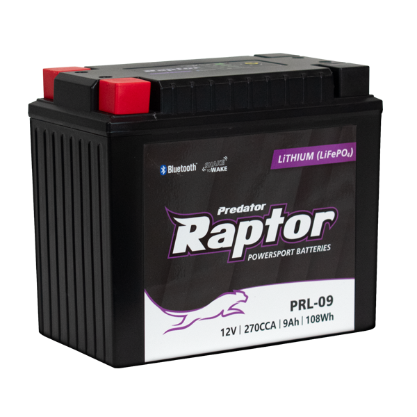 Predator Raptor PRL-09 Lithium (LiFePO4) Motorcycle & Powersport Battery