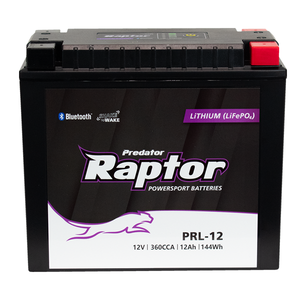 Predator Raptor PRL-12 Lithium (LiFePO4) Motorcycle & Powersport Battery