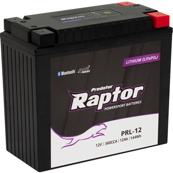 Predator Raptor PRL-12 Lithium (LiFePO4) Motorcycle & Powersport Battery