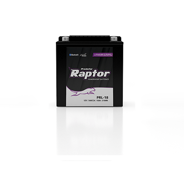 Predator Raptor PRL-18 Lithium (LiFePO4) Motorcycle & Powersport Battery