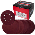 5" Red 8-Hole Pattern Sanding Discs, 160 Disc Variety Pack, Grits 40, 60, 80, 100, 120, 150, 180, 220, 320, 400, 600, 800 - Hook & Loop Sandpaper, Random Orbital Sanders