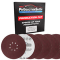 Premium 9" Red 8-Hole Pattern 60 Grit Sanding Discs, Box of 20 - Dustless Hook & Loop Backing Sandpaper for Drywall Power Sanders, Coarse-Cut Abrasive