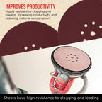 Premium 9" Red 9-Hole Pattern 120 Grit Sanding Discs, Box of 20 - Dustless Hook & Loop Backing Sandpaper for Drywall Power Sanders, Medium-Cut Abrasive