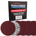 Premium 9" PSA Red 150 Grit Sanding Discs, Box of 20 - Self Adhesive Stickyback Sandpaper for Drywall Power Sanders, Coarse-Cut Abrasive