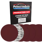 Premium 9" PSA Red 180Grit Sanding Discs, Box of 20 - Self Adhesive Stickyback Sandpaper for Drywall Power Sanders, Coarse-Cut Abrasive
