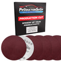Premium 9" Red 80 Grit Hook & Loop Sanding Discs, Box of 20 - Sandpaper for Drywall Power Sanders, Coarse-Cut Abrasive