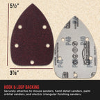 Premium 5-Hole Pattern Mouse Detail Sander Sandpaper Sheets, 100 Disc Variety Pack, Grits 40, 60, 80, 100, 150, 180, 220, 320, 400, 600, 800 - Hook & Loop Disc