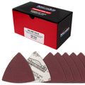 Premium 150 Grit Triangle Mouse Detail Sander Sandpaper Sheets, Box of 45 - Hook & Loop, Triangular Shaped Mouse Disc Pads - Oscillating Multi-Tools