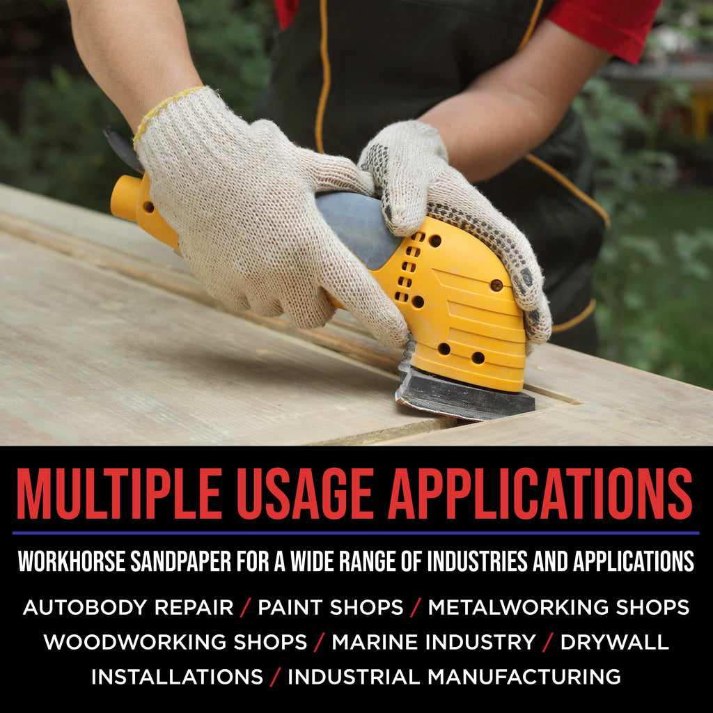 Premium 600 Grit Triangle Mouse Detail Sander Sandpaper Sheets, Box of 45 - Hook & Loop, Triangular Shaped Mouse Disc Pads - Oscillating Multi-Tools