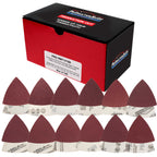 Premium Triangle Mouse Detail Sander Sandpaper Sheets, 160 Disc Variety Pack, Grits 40, 60, 80, 100, 120, 150, 180, 220, 320, 400, 600, 800 - Hook & Loop