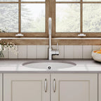 Inspire 460mm Single Bowl Round Inset Sink With Central Waste And Overflow