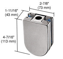 CRL PTH Series Top Door Patch Fitting