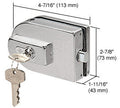 CRL PTH Series Glass Mounted Patch Lock