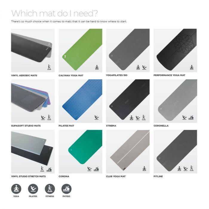 Physical Company Vinyl Aerobic Mat with Eyelets